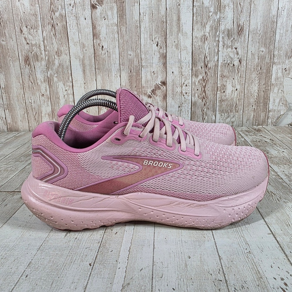 Brooks Glycerin 21 Womens Running Shoes Pink Mauve 1204081B610 Size 10
